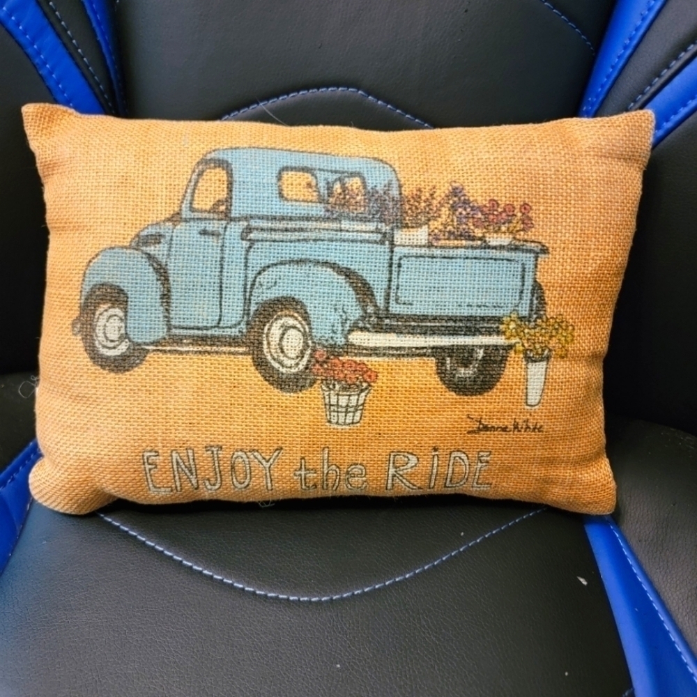Country House Collection "Enjoy The Ride" Truck Donna White